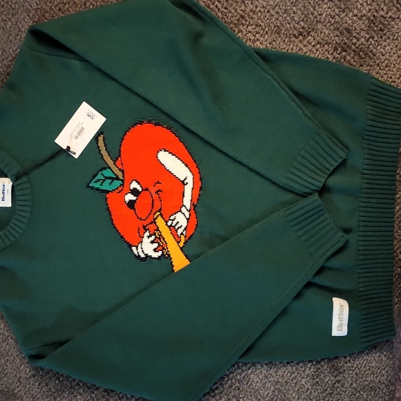 Apple knit sweater red and green by butter - Picture 3 of 4